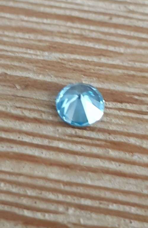 "CERTIFIED" Diamond  0.51Cts  VS2 Round Vivid Blue Loose Natural Diamond