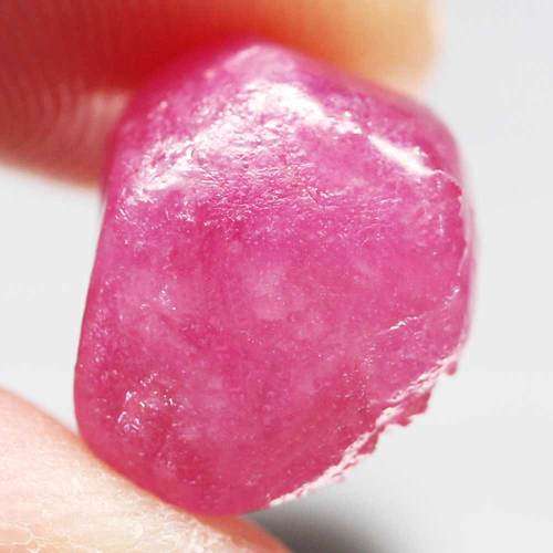 14.29Ct. Ruby Natural Rough Pinkish Red Good Color Heated Glowing Madagascar