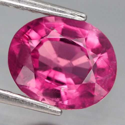 1.55Ct. Tourmaline  Oval Top Hot Pink Very Good Color & Full Fire! Natural