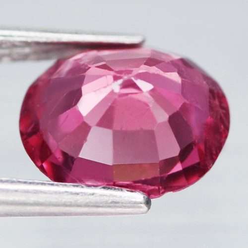 1.55Ct. Tourmaline  Oval Top Hot Pink Very Good Color & Full Fire! Natural
