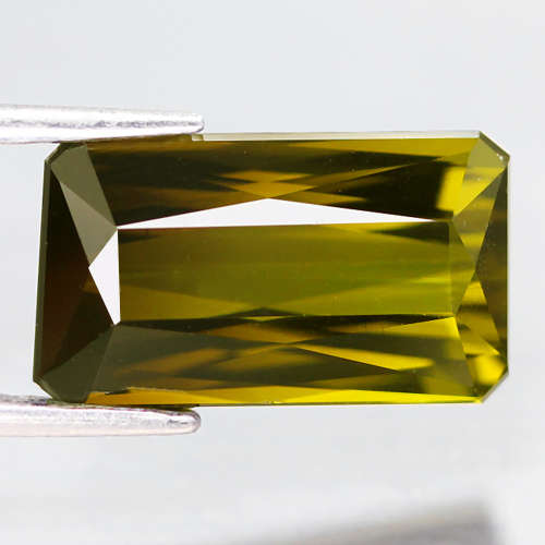 4.95Ct. Tourmaline  Scissor Cut Neon Green Good Color Attractive! Natural Nigeria
