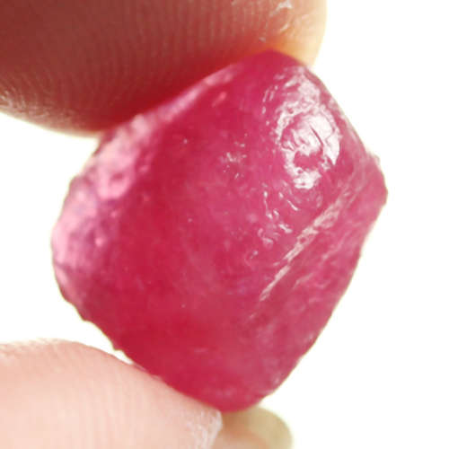 12.10Ct. Ruby Natural Rough Pinkish Red Heated Glowing