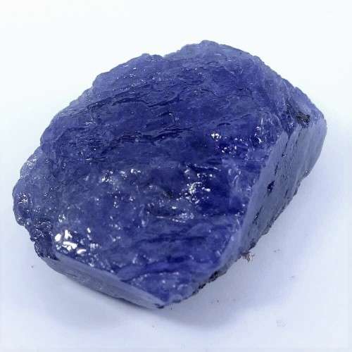 TANZANITE 85.70Cts. NATURAL VIOLET BLUE SPECIMEN ROUGH
