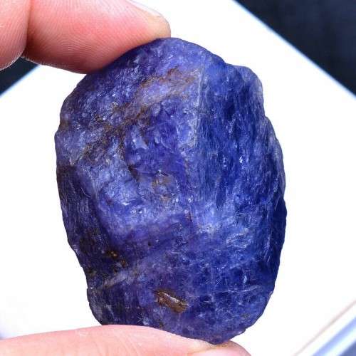 284Cts Tanzanite Rough Finest Blue Huge Rare Loose Gemstone~Certified Natural