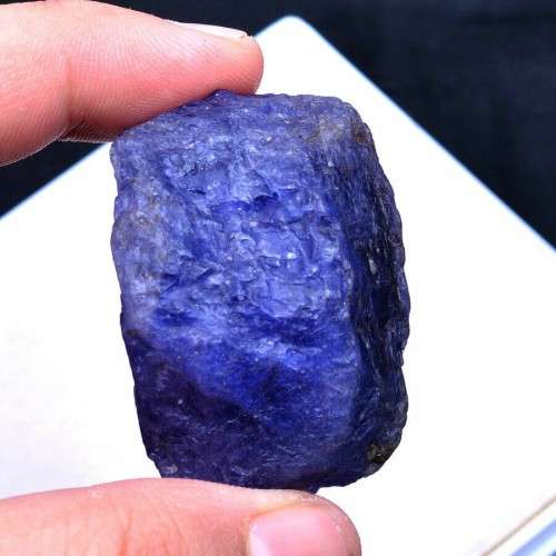 284Cts Tanzanite Rough Finest Blue Huge Rare Loose Gemstone~Certified Natural