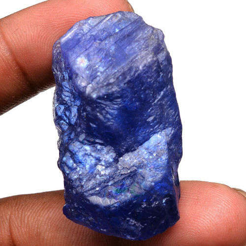 160Cts Tanzanite Rough Finest Blue Huge Rare Loose Gemstone~Certified Natural