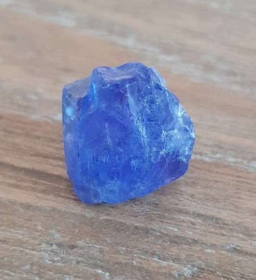TANZANITE 23.57Cts. NATURAL VIOLET BLUE SPECIMEN ROUGH
