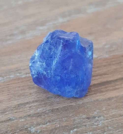 TANZANITE 23.57Cts. NATURAL VIOLET BLUE SPECIMEN ROUGH