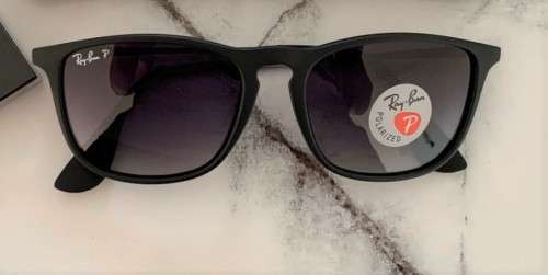 Ray-Ban Original RB 4187 Chris Matt Black with Polarized  Lens