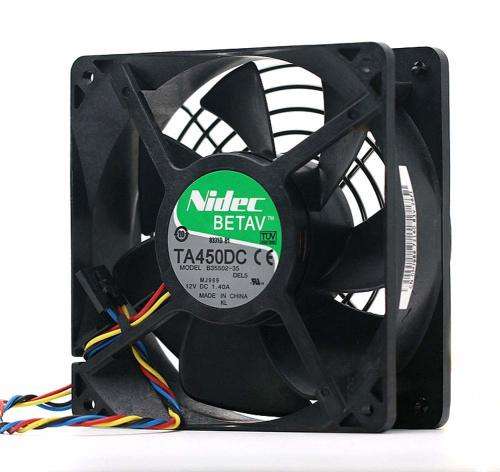 Antminer Miner Cooling Fan Nidec TA450DC B35502-35 12038 12cm 12V 1.4A  12cmx12cm