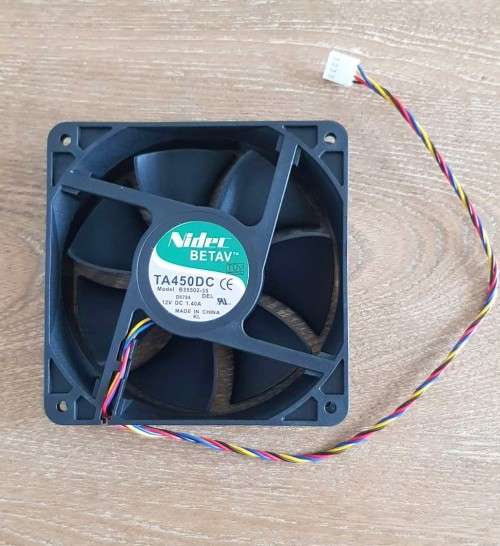 Antminer Miner Cooling Fan Nidec TA450DC B35502-35 12038 12cm 12V 1.4A  12cmx12cm