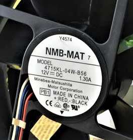 Cooling Fan NMB-MAT 12V1.30A D8794  4715KL-04W-B56 12cm 120x120x38mm