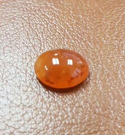 CARNELIAN 10.15cts OVAL CAB A+ QUALITY NATURAL