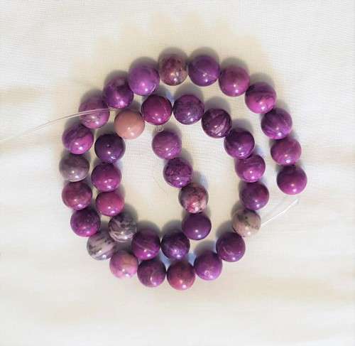 Natural Purple Sugilite 5 x Round Shape AAA Natural 10mm Loose Beads