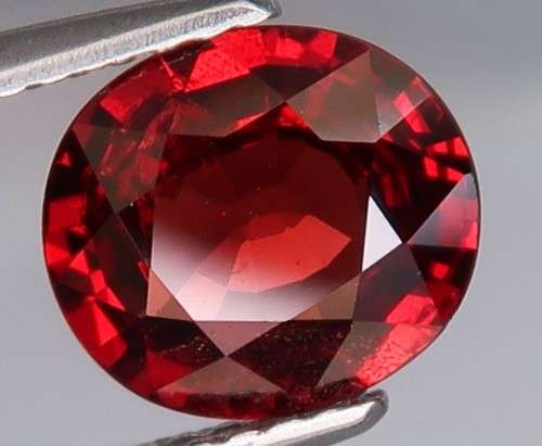 1.94Ct. Rhodolite Natural Oval Red Best Color & Full Fire! Africa