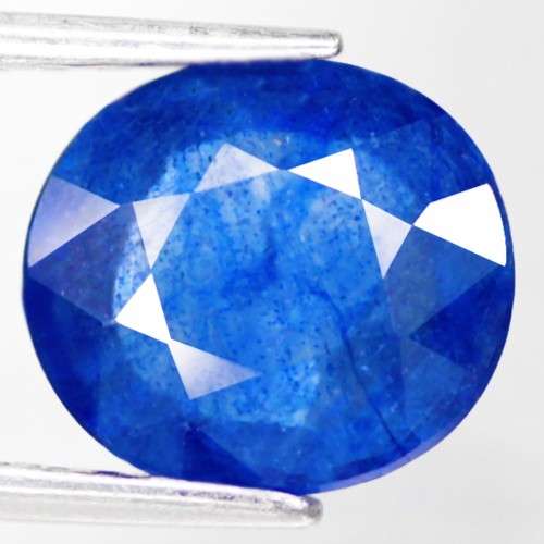 3.11Ct. Sapphire Oval Cornflower Blue Color Good! Sparkling! Madagascar Natural