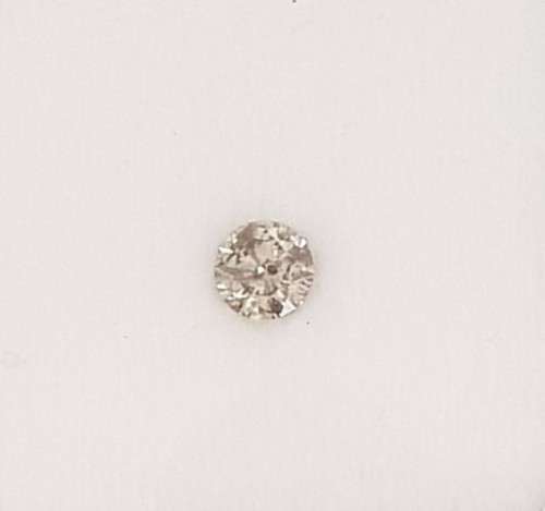 1.05Ct Certified SI Champagne Sparky Light Yellow Round Natural Diamond