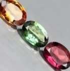 1.85Ct. Tourmaline Natural Oval Green Golden Pink Good Color Attractive! Nigeria
