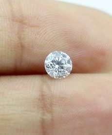 0.50Cts  DIAMOND SPARKLING D/SI2 Round Cut "Certified"