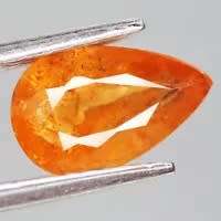 1.48Ct.Spessartite Pear Facet Fanta Orange Unheated Good Quality Namibia