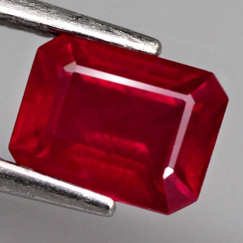 3.08 Ct. Ruby Natural Octagon Facet Top Blood Red Lovely