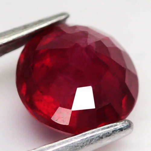 1.91 Ct. Ruby Natural Round Facet Top Blood Red Captivating
