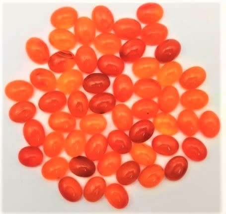 Carnelian Oval 7x9mm Cabochon Loose Gemstone Natural