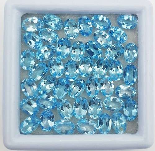 Blue Topaz Oval Cut 0.50Cts   4*6MM Loose Gemstone  Natural