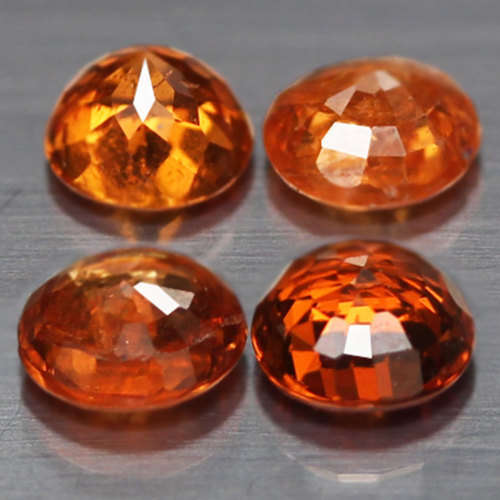 1.76Ct. Spessartine Garnet Golden Orange Dazzling Untreated Natural