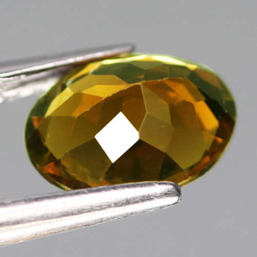 1.13Ct. Tourmaline Oval Golden DAZZLING Untreated Natural