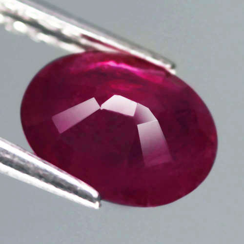 2.32Ct. Ruby  Oval Facet **Blood Red** Sparkling & Good Color!