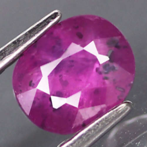 1.17Ct. Ruby Oval Purplish Red Untreated Natural Mozambique