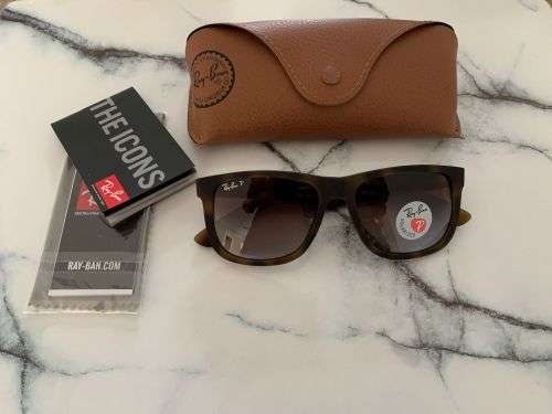 Ray-Ban Justin RB4165 Brown Sunglasses Polarized