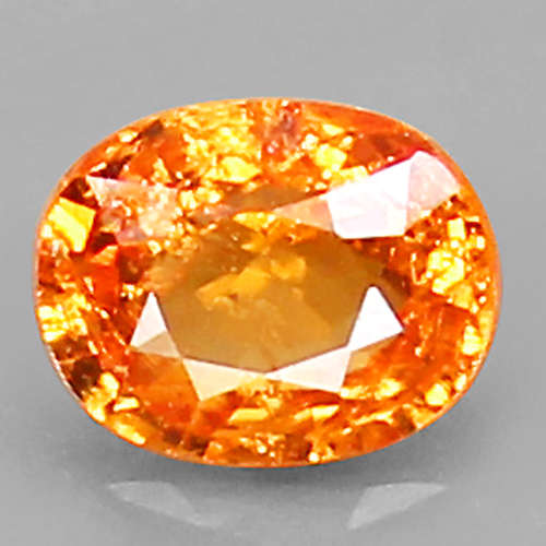 0.85ct. MANDARIN ORANGE SPESSARTITE GARNET NATURAL TOP LUSTER