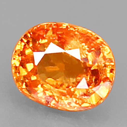 0.85ct. MANDARIN ORANGE SPESSARTITE GARNET NATURAL TOP LUSTER