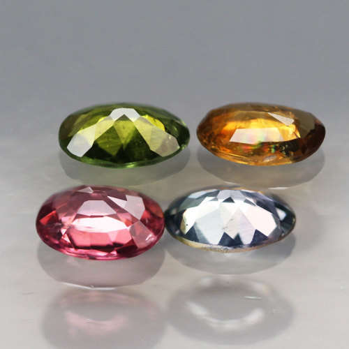 2.31Ct. Tourmaline Oval Green & Pink Untreated Natural