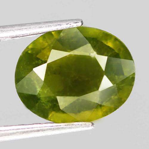 1.75Ct.  Green Tourmaline Oval  Untreated NaturalNigeria