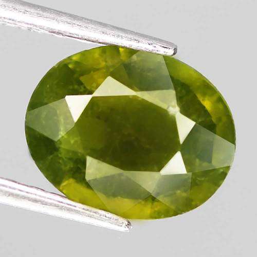 1.75Ct.  Green Tourmaline Oval  Untreated NaturalNigeria
