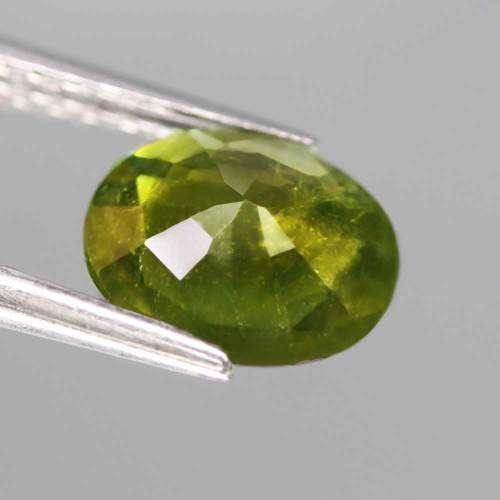 1.75Ct.  Green Tourmaline Oval  Untreated NaturalNigeria