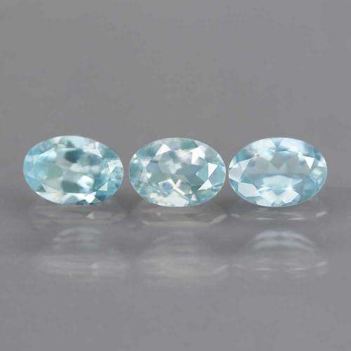 1.83Ct. Sky Blue Aquamarine Oval Shinning Untreated Natural