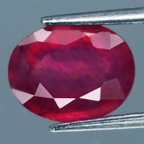 1.35Ct. Red  Oval Ruby Mozambique,Africa Precious Gem