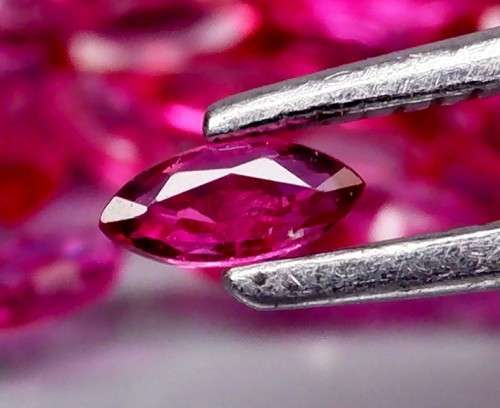 **Top Red Pink** Ruby Marquise 3.5x2 to 4x2mm..Rare Thailand (No Glass)