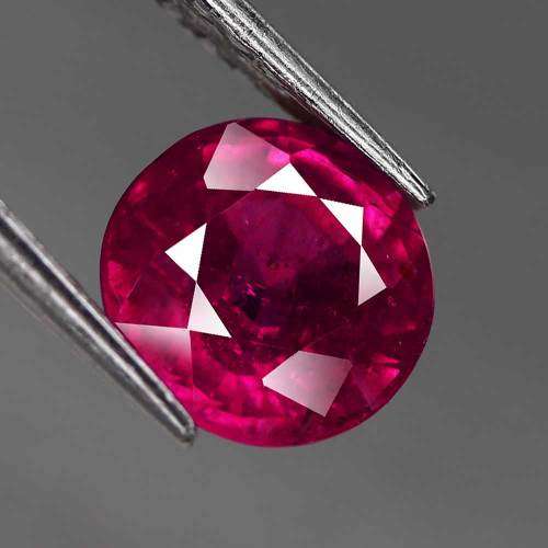 2.36Ct. Ruby Pinkish Red Oval Gem Good Quality Good Sparking! Natural