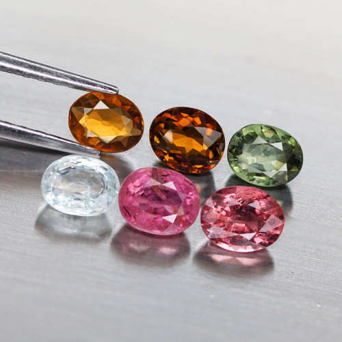 2.44Ct. Oval Tourmaline Oval Multi-Color Mozambique Gem Ravishing! Natural