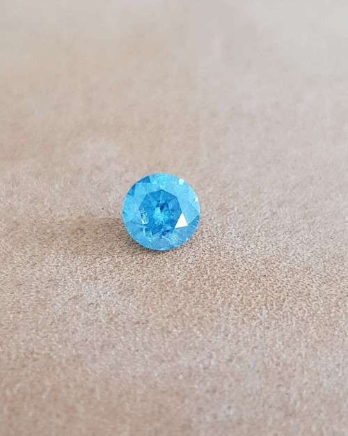 Diamond  0.80Cts  Round *CERTIFIED* Sky Blue Loose Natural Diamond