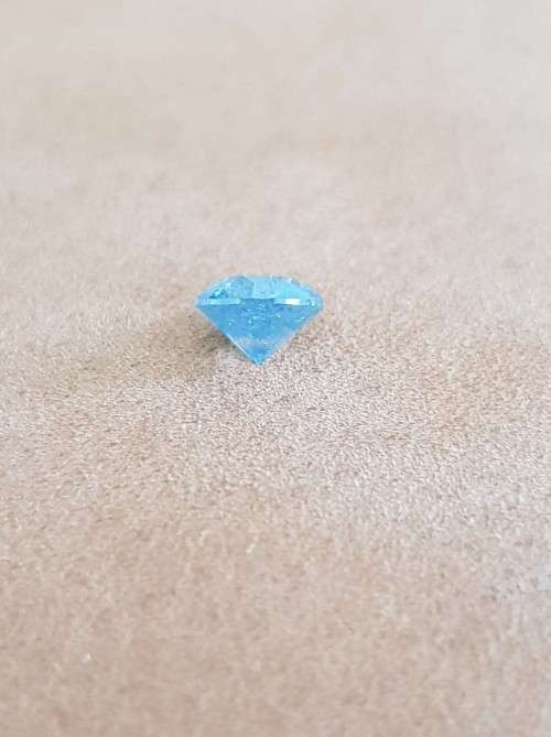 Diamond  0.80Cts  Round *CERTIFIED* Sky Blue Loose Natural Diamond