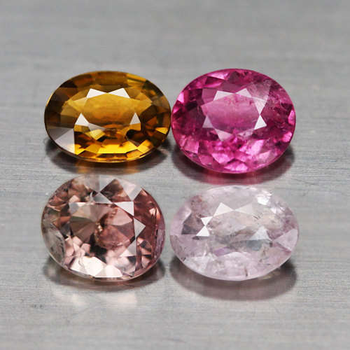 2.63Ct.  Tourmaline Oval Multi-Color Mozambique Ravishing Natural