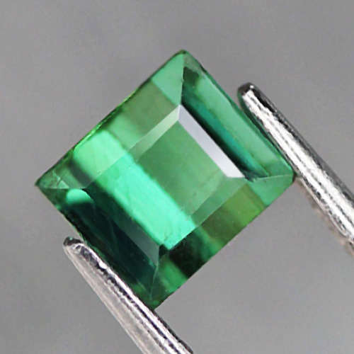 1.26Ct. Green Tourmaline Square Cut Nigeria Natural