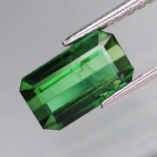 3.0Ct. Green Tourmaline Emerald Cut Nigeria Natural