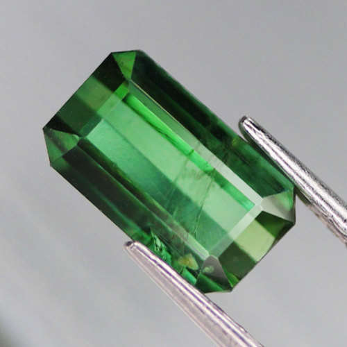 3.0Ct. Green Tourmaline Emerald Cut Nigeria Natural